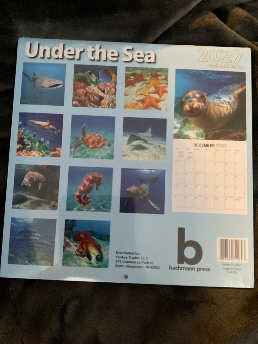 2027 Under The Sea Calendar